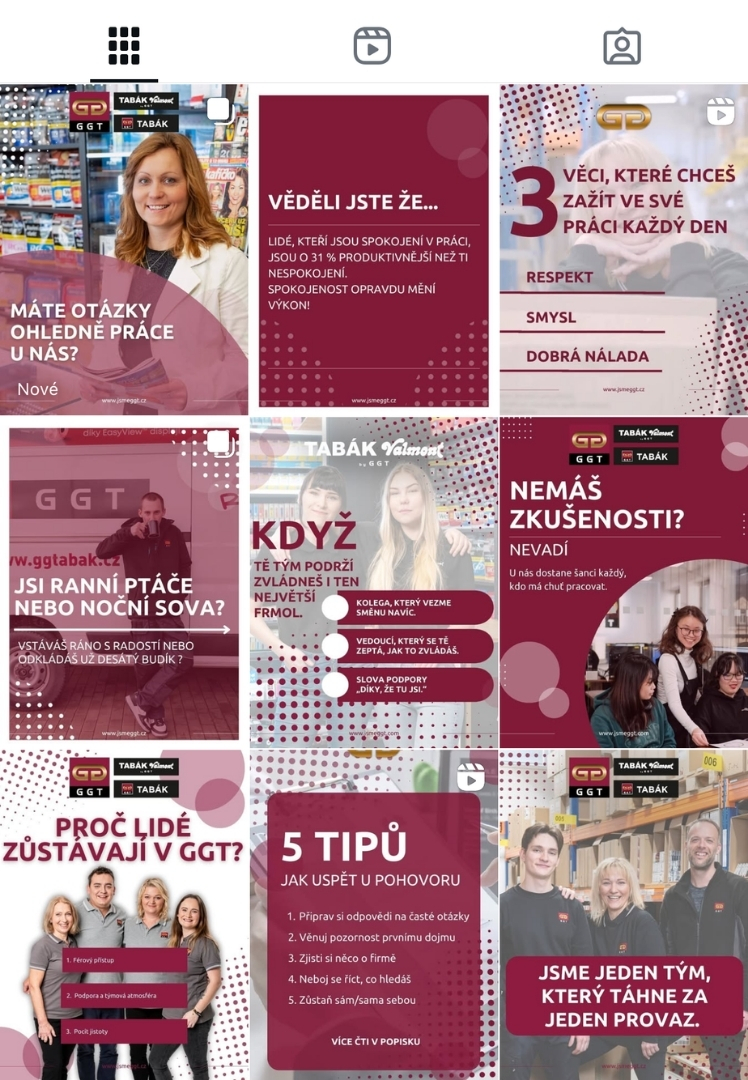 Instagram feed klienta