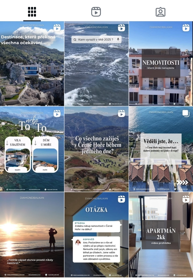 Instagram feed klienta
