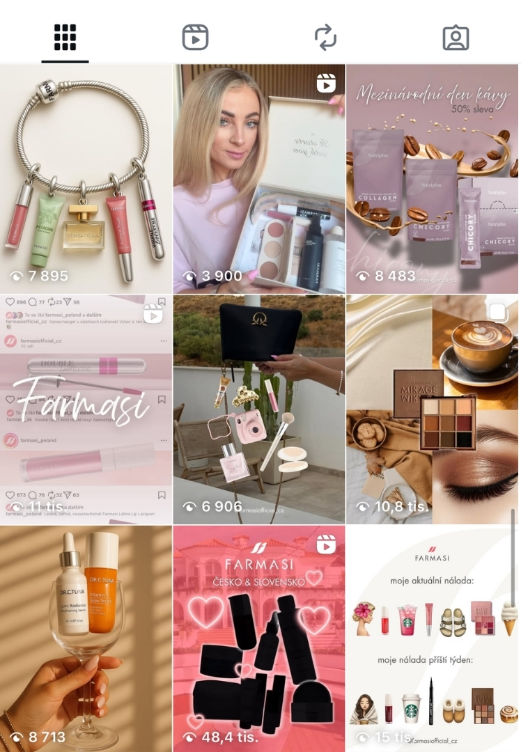 Instagram feed klienta